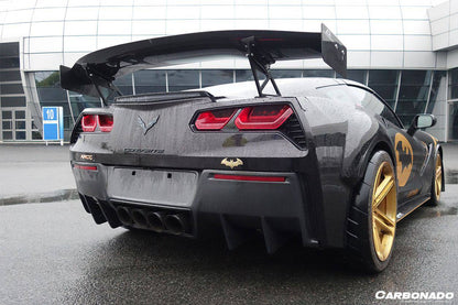 Carbonado 2013-2019 Corvette C7 Z51 RK Style Rear Lip