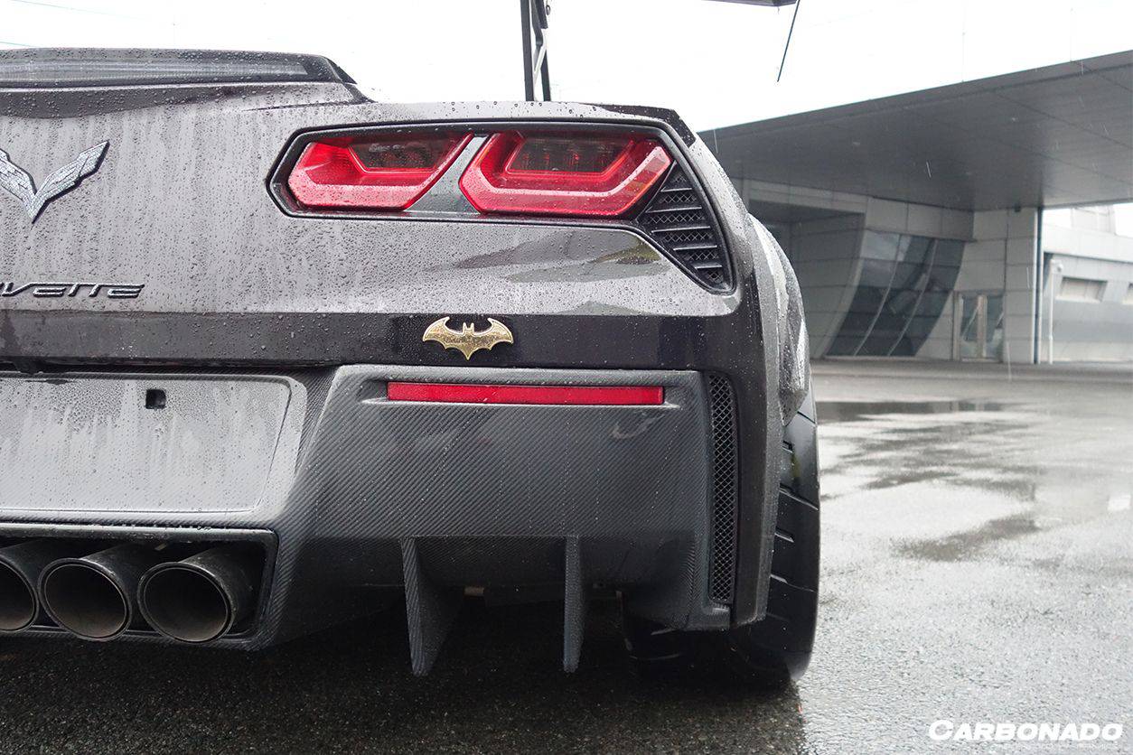 Carbonado 2013-2019 Corvette C7 Z51 RK Style Rear Lip