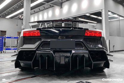 Carbonado 2009-2014 Lamborghini Gallardo BKSS Style Rear Bumper