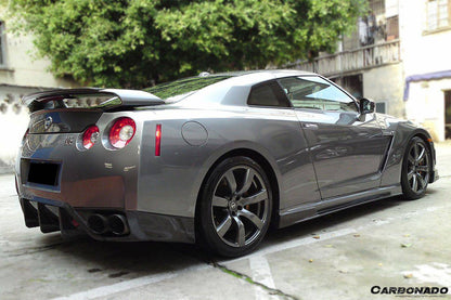 Carbonado BSE Style Carbon Fiber Rear Lip | 2008-2011 Nissan GTR R35