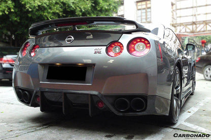 Carbonado BSE Style Carbon Fiber Rear Lip | 2008-2011 Nissan GTR R35