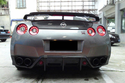 Carbonado BSE Style Carbon Fiber Rear Lip | 2008-2011 Nissan GTR R35