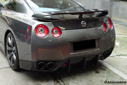 Carbonado BSE Style Carbon Fiber Rear Lip | 2008-2011 Nissan GTR R35