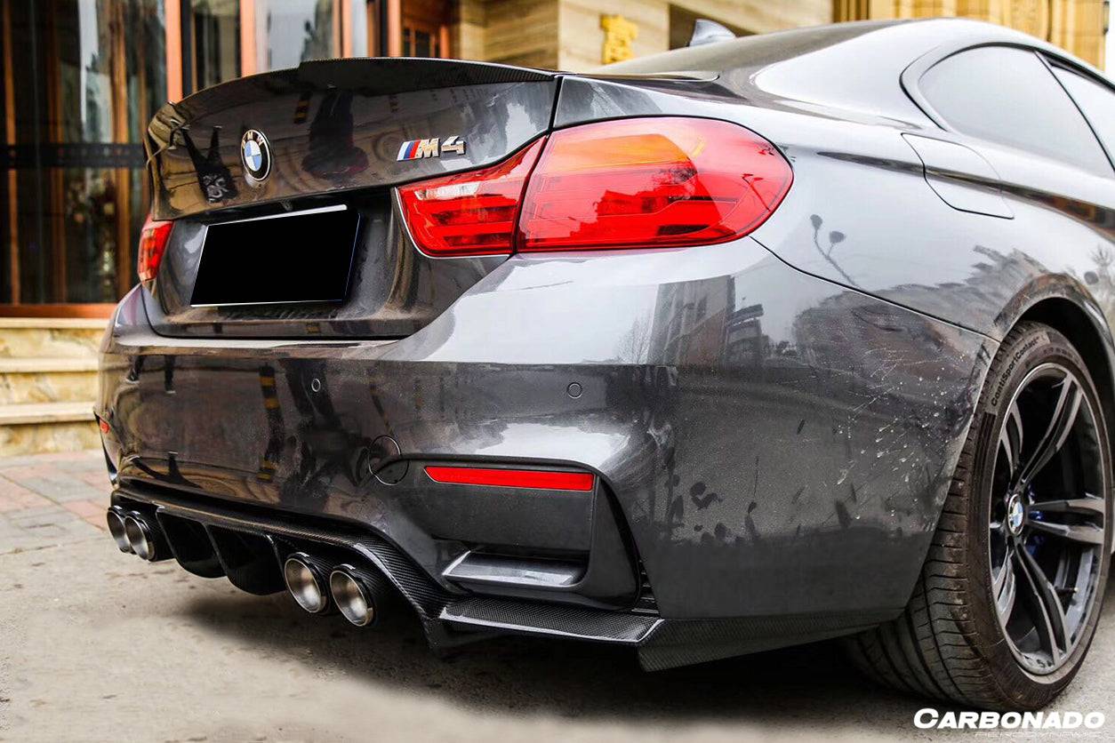 Carbonado VRS Style Carbon Fiber Rear Diffuser | 2014-2020 BMW M3/M4