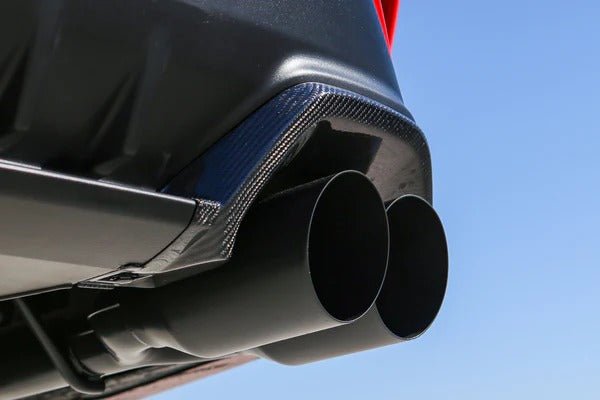 Remark Carbon Fiber Exhaust Finisher - Gloss Finish (2022+ Subaru WRX) - Remark