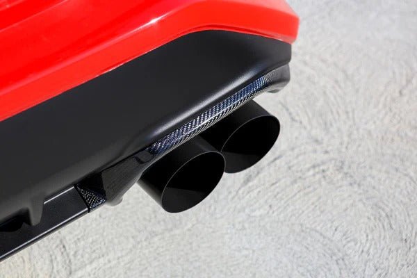 Remark Carbon Fiber Exhaust Finisher - Gloss Finish (2022+ Subaru WRX) - Remark