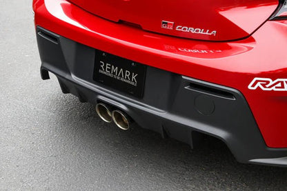 REMARK Catback Exhaust - Dual Tips Center Exit (Burnt SS) (2022+ Toyota GR Corolla) - Remark