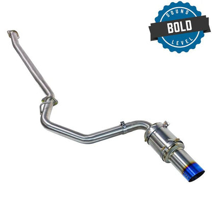 REMARK Catback Exhaust - R1 Spec Single - Exit Full Titanium (2022+ BRZ/GR86) - Remark