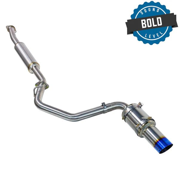 REMARK Catback Exhaust - R1 Spec Single - Exit Full Titanium (2022+ BRZ/GR86) - Remark