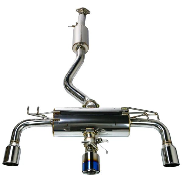 Remark Elite Spec Cat - Back Exhaust w/ Outer Polished &amp; Center Burned TI Tips (2023+ Toyota GR Corolla) - Remark