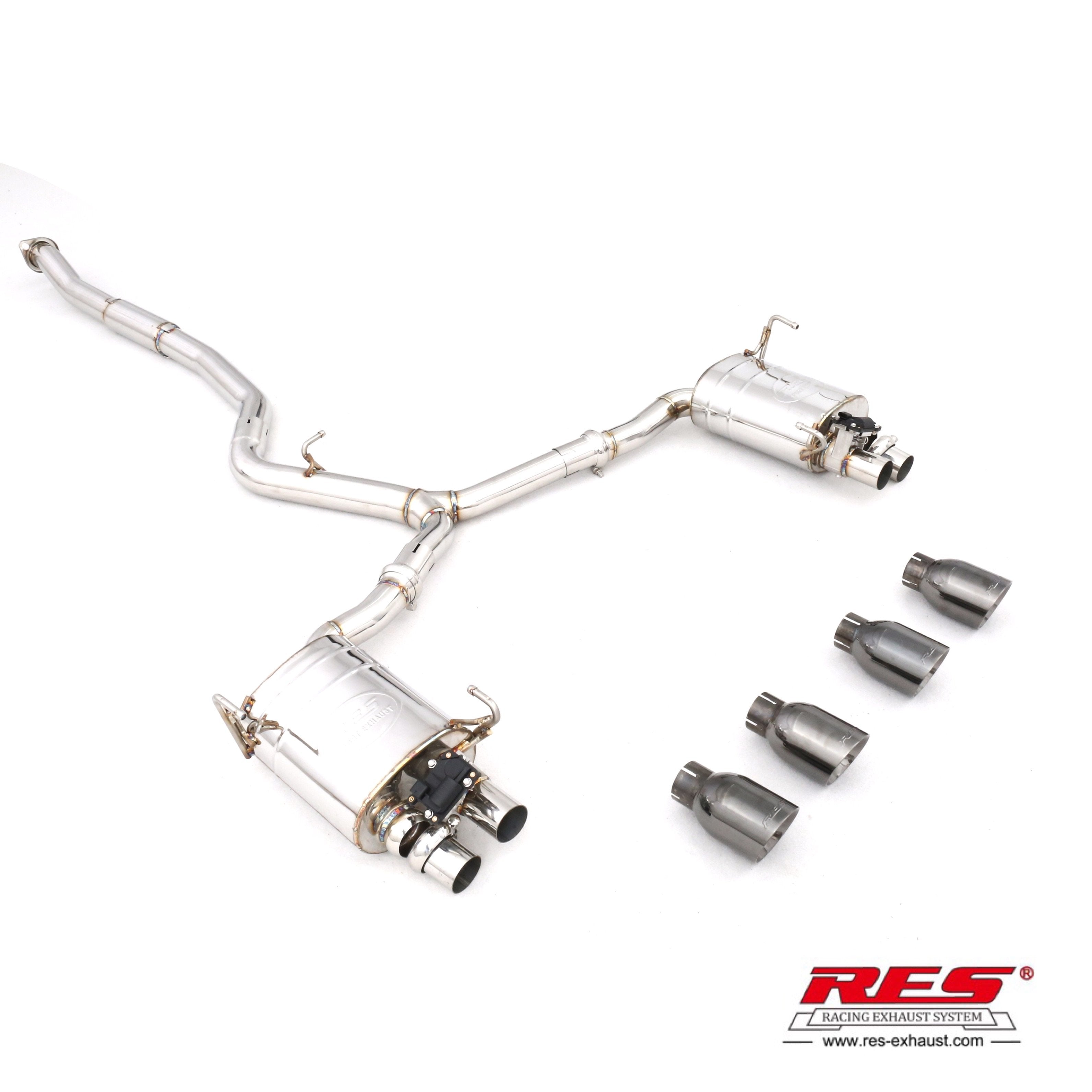 RES X JDMuscle 15-21 WRX/STI Valvetronic Catback Exhaust MT & CVT