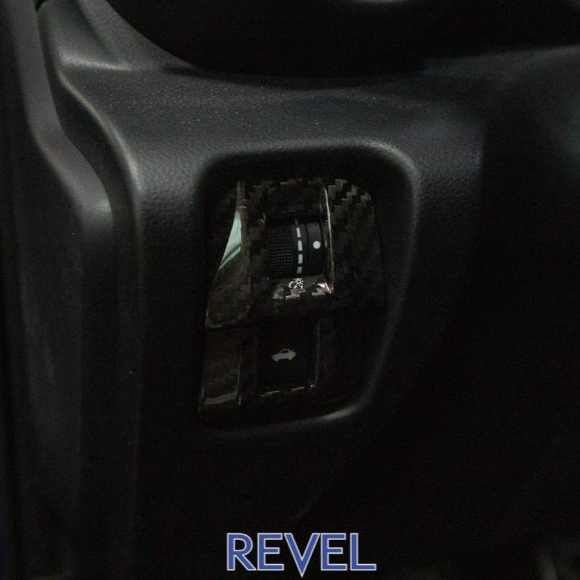 Revel GT Dry Carbon Carbon Cluster Switch Panel Cover - 1 Piece (22+ GR86/BRZ) - Revel