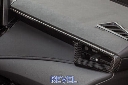 Revel GT Dry Carbon Front A/C Dash Panel Covers - 3 Pieces (2023 Toyota GR Corolla) - Revel