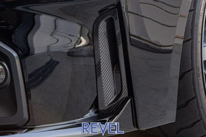 Revel GT Dry Carbon Front Bumper Duct Covers - 2 Pieces (2023 Toyota GR Corolla) - Revel