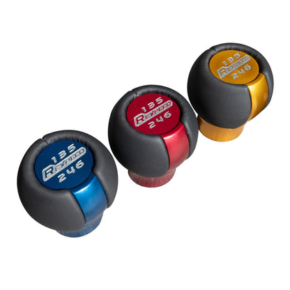 Rexpeed Black Leather/Suede Aluminum Shift Knob (22+ GR86/BRZ) - Rexpeed