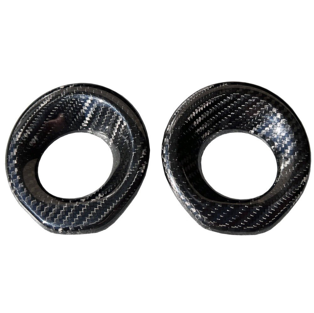 Rexpeed Dry Carbon Fiber Door Speaker Covers (MK5 Supra) - Rexpeed