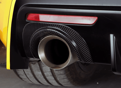 Rexpeed Dry Carbon Rear Bumper Exhaust Shield (MK5 Supra) - Rexpeed