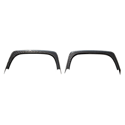 Rexpeed Dry Carbon Rear Bumper Heat Shields (15 - 20 WRX/STI) - Rexpeed