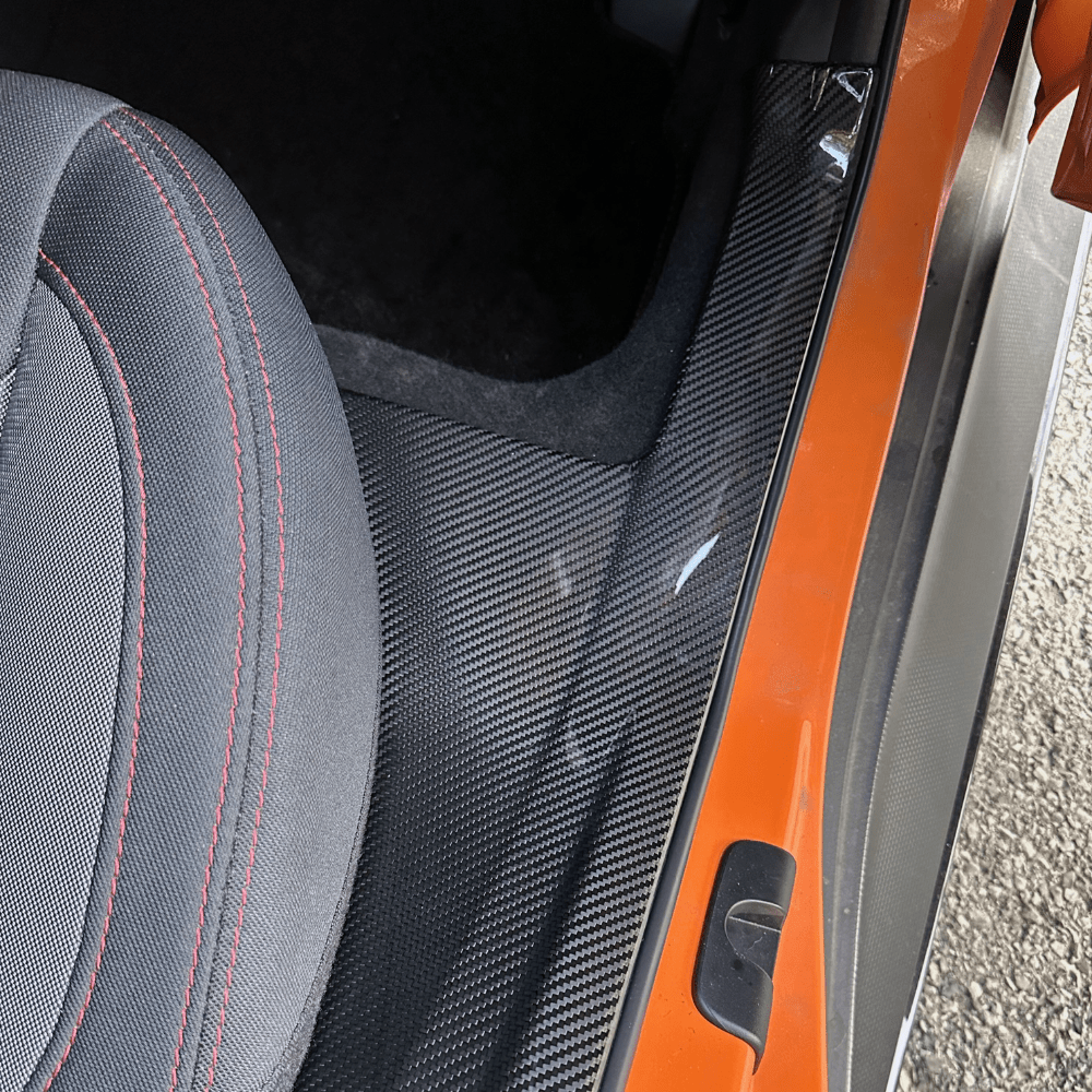 Rexpeed Dry Carbon Rear Scuff Plate Cover (22+ WRX) - Rexpeed