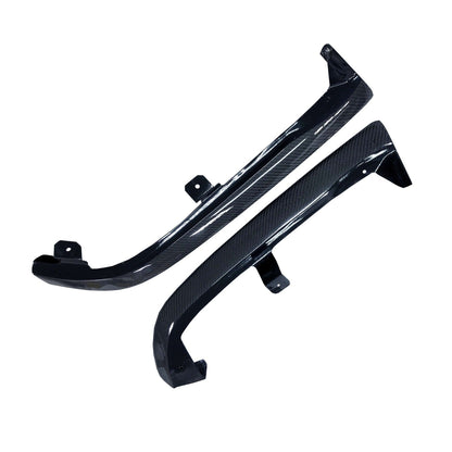 Rexpeed Carbon Fiber Rear Bumper Extensions (Evo 4-9) - 8