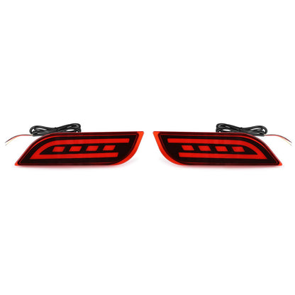 Rexpeed Rear Reflector Lights - Black / Red (2022+ WRX) - Rexpeed