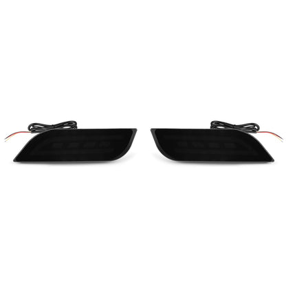 Rexpeed Rear Reflector Lights - Black / Red (2022+ WRX) - Rexpeed