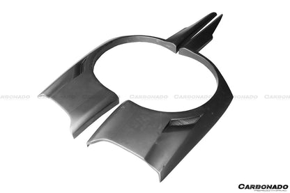 Guardabarros trasero ancho estilo Mitsubishi Evo 7 8 9 VTX Carbonado 2003-2006