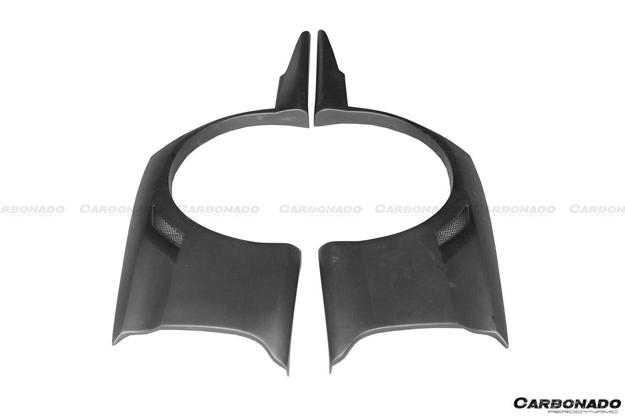Guardabarros trasero ancho estilo Mitsubishi Evo 7 8 9 VTX Carbonado 2003-2006