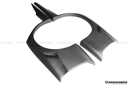 Guardabarros trasero ancho estilo Mitsubishi Evo 7 8 9 VTX Carbonado 2003-2006