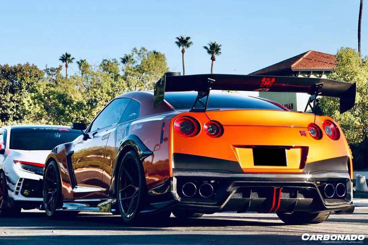 Carbonado 2008-2021 Nissan GTR R35 CBA  DBA  EBA VA Style Rear Fender Flare