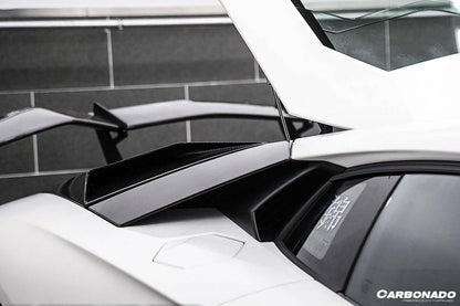 Panel de admisión trasero de fibra de carbono estilo OEM para Lamborghini Aventador LP700 LP740 Coupé Carbonado 2011-2016