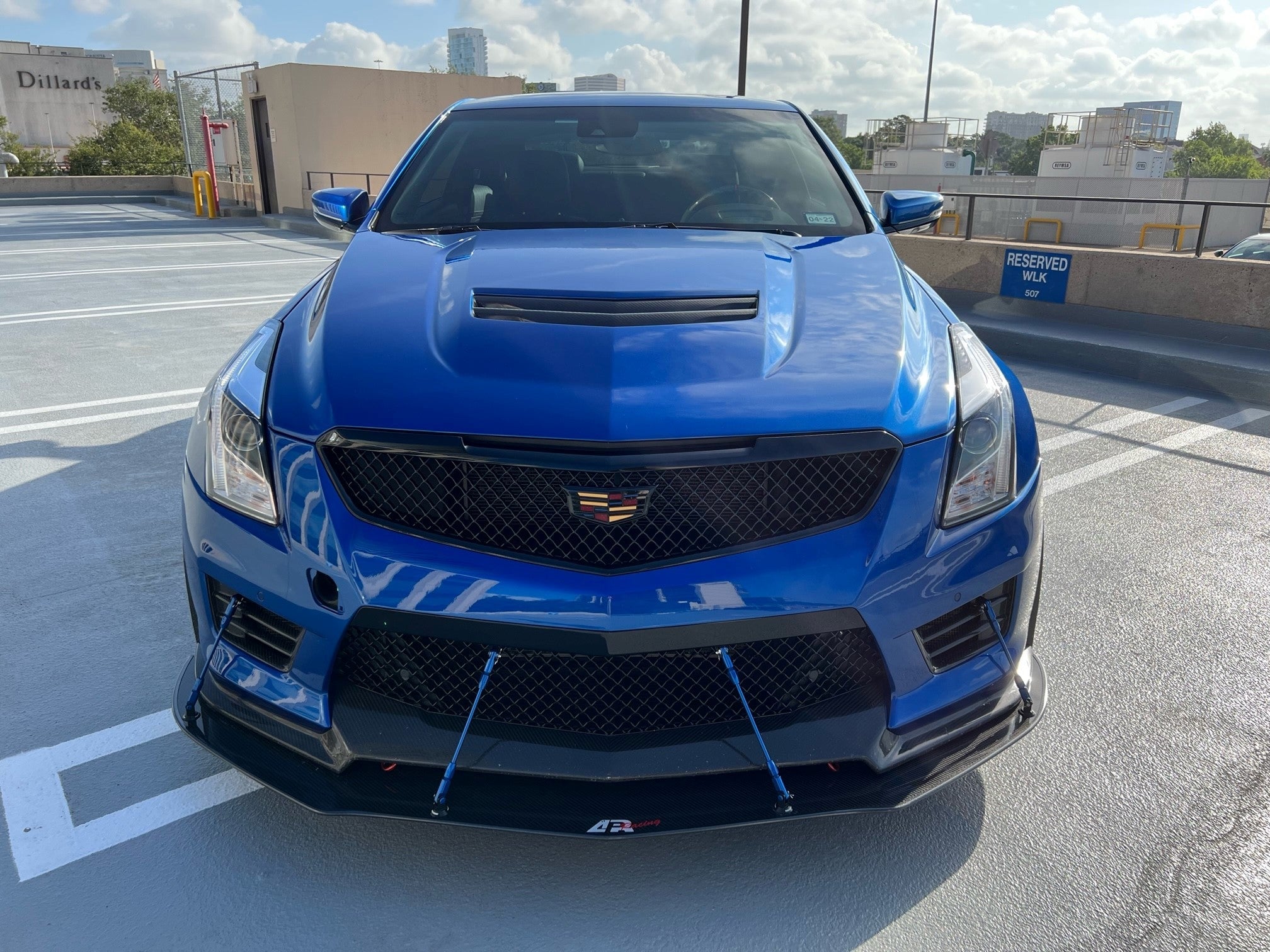 APR Carbon Fiber Front Wind Splitter (with Carbon Package) (2016-2019 Cadillac ATS-V)