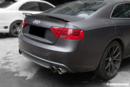 Carbonado 2009-2015 Audi A5 Coupe RW Style Carbon Fiber Trunk Spoiler