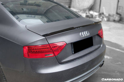 Carbonado 2009-2015 Audi A5 Coupe RW Style Carbon Fiber Trunk Spoiler