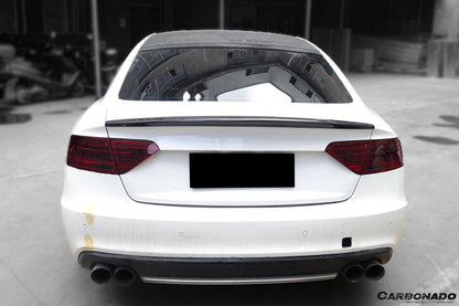 Carbonado 2009-2015 Audi A5 Coupe Sport Style Carbon Fiber Trunk Spoiler