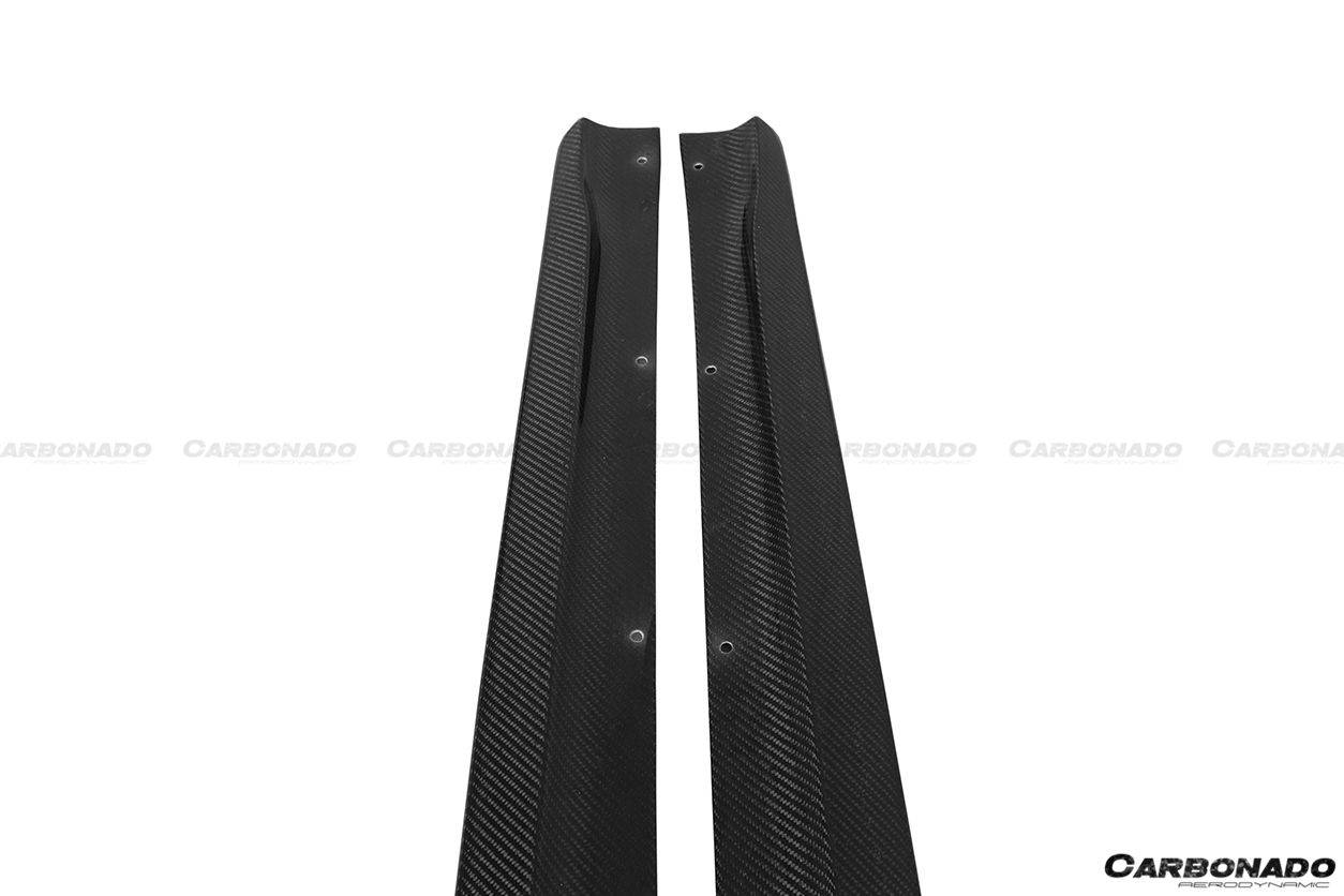 Carbonado 2014-2019 BMW X6 F16 M-TECH 3D Style Carbon Fiber Side Skirts