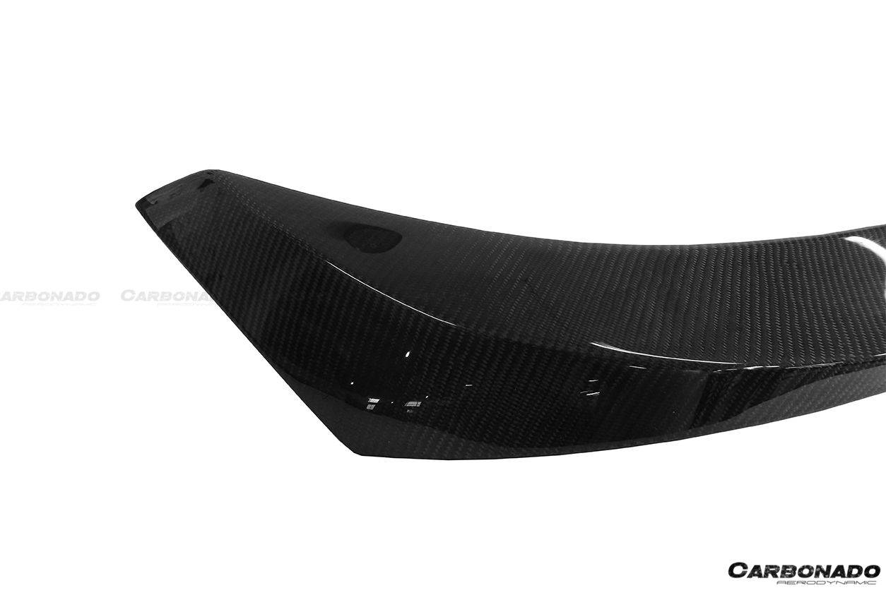 Alerón de maletero de fibra de carbono estilo HM para BMW Serie 6 F06 Sedán F13 Coupé 2011-2018 Carbonado