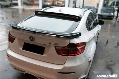 Carbonado 2009-2014 BMW E71 X6  X6M HM Style Carbon Fiber Trunk Spoiler