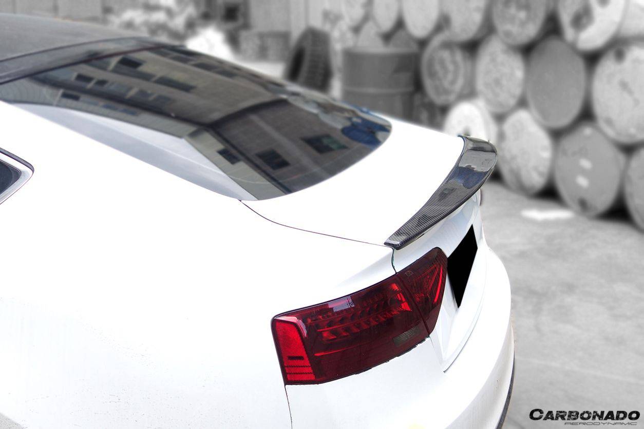 Carbonado 2009-2015 Audi A5 Coupe Sport Style Carbon Fiber Trunk Spoiler