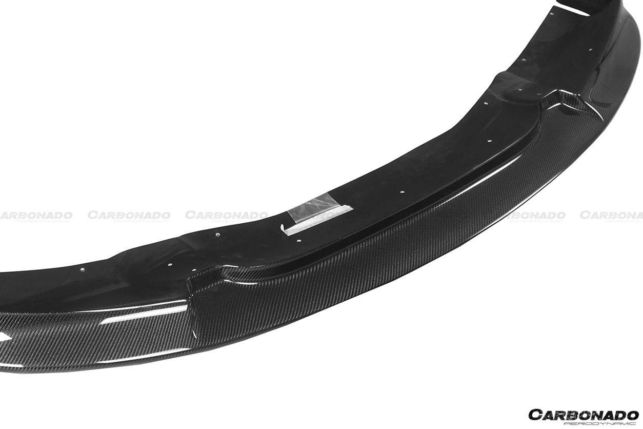 Borde delantero de fibra de carbono estilo 3D M-TECH para BMW X6 F16 2014-2019
