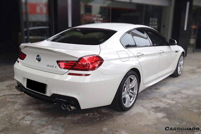 Alerón de maletero de fibra de carbono estilo HM para BMW Serie 6 F06 Sedán F13 Coupé 2011-2018 Carbonado