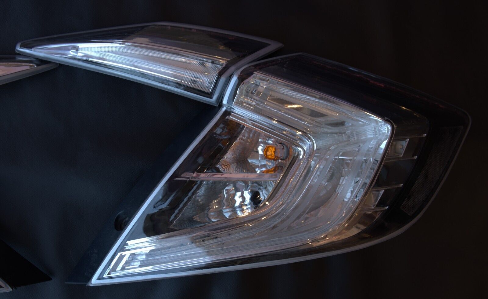NTXGlow Clear Tail Light Lenses (2016-2021 Honda Civic Sedan)