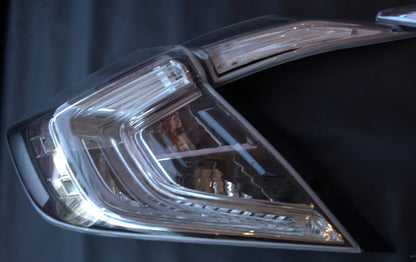 NTXGlow Clear Tail Light Lenses (2016-2021 Honda Civic Sedan)