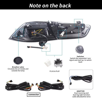 NTXGlow LED Tail Lights RGB Or Plugplay (2008-2015 Mitsubishi Lancer)