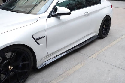 Carbonado 2014-2020 BMW M4 F82 SM Style Carbon Fiber Side Skirts