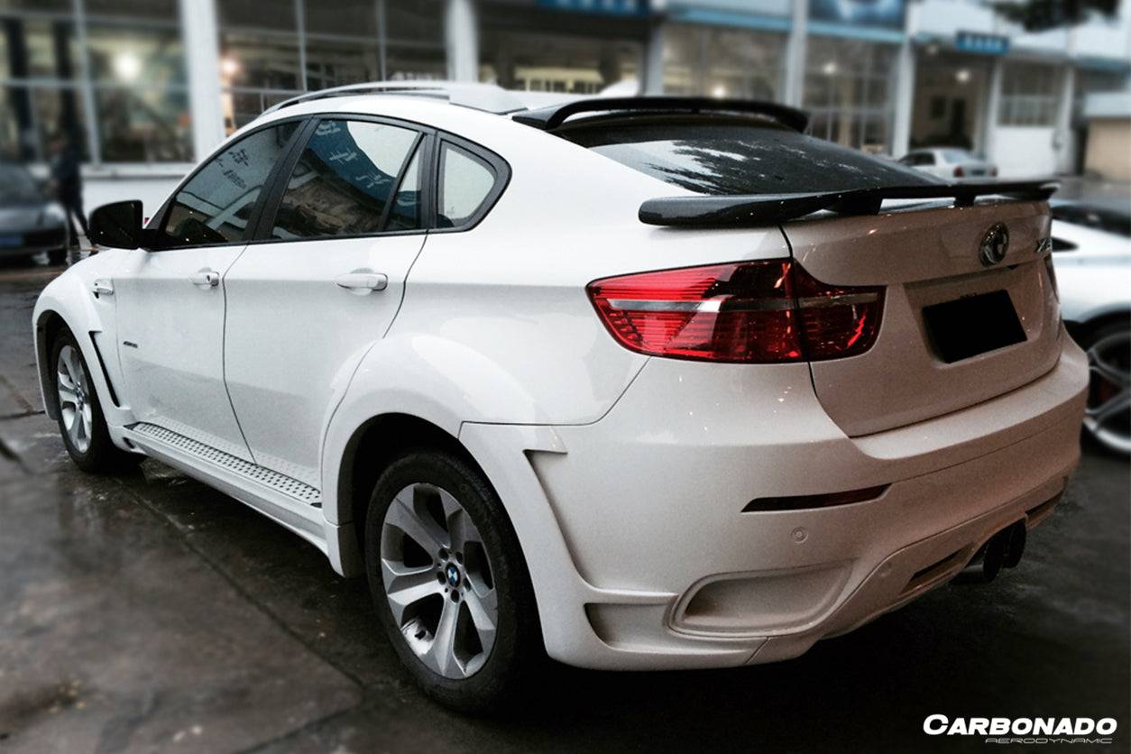 Carbonado 2009-2014 BMW E71 X6  X6M HM Style Carbon Fiber Roof Spoiler