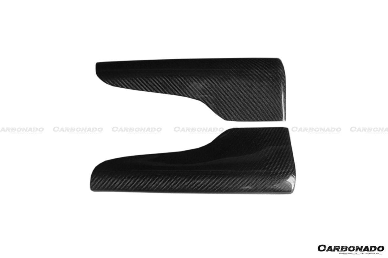 Carbonado RX Style Carbon Fiber Spliter | 2003-2006 Mitsubishi Evo 7/8/9