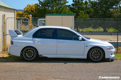Carbonado RX Style Carbon Fiber Spliter | 2003-2006 Mitsubishi Evo 7/8/9