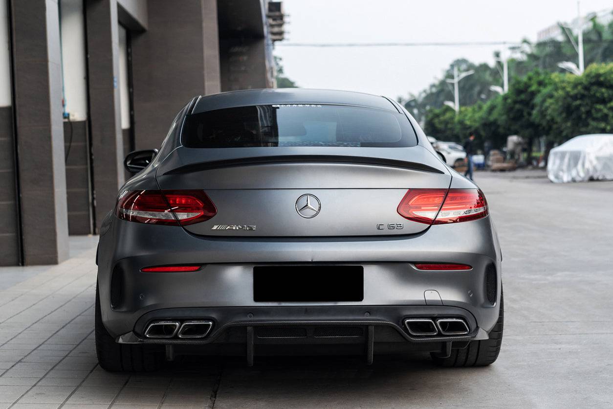 Carbonado AMG Coupe PS Style Rear Diffuser | 2015-2018 Mercedes Benz W205 C63 S