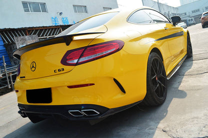 Carbonado 2015-2021 Mercedes Benz C-Class C63 AMG W205 Coupe RT-II Style Trunk Spoiler